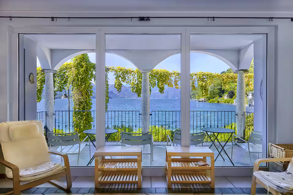 Private lake access at Villa Elisabeth in Lierna